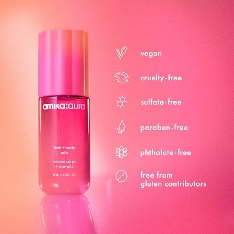 Amika Aura Hair & Body Mist – Pink Grapefruit & Vanilla