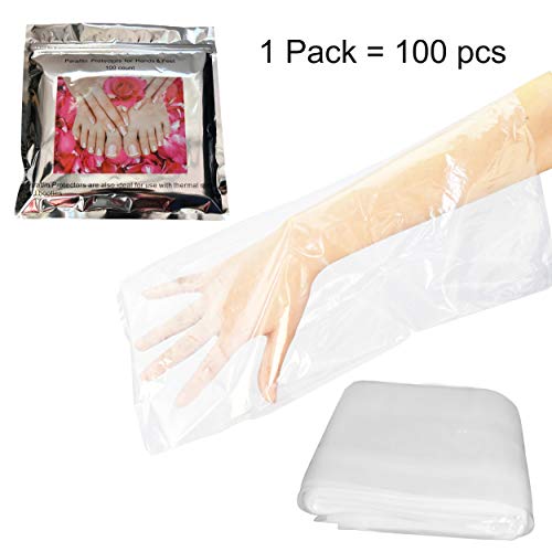 Disposable Paraffin Wax Bags & Liners for Hands & Feet - 100 Count