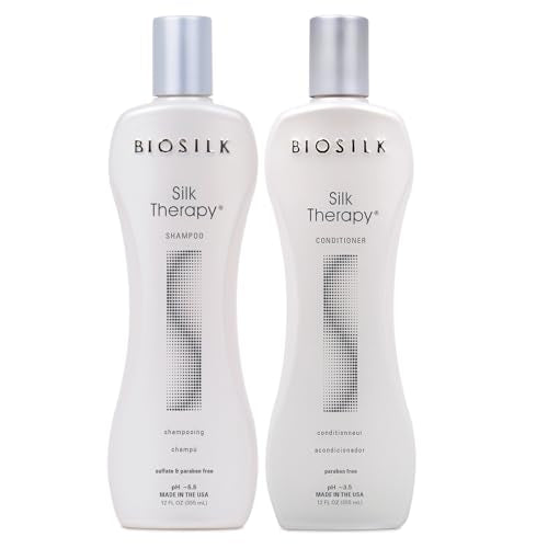 BioSilk Silk Therapy Shampoo & Conditioner Set, 12 Oz Each