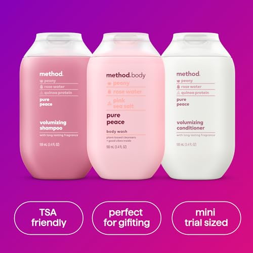 Method Travel Body Wash & Hair Care Gift Set - Pure Peace