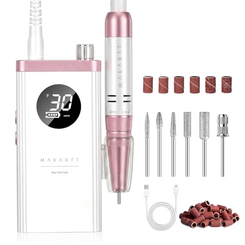 Makartt Rechargeable Nail Drill - Professional E-File for Home & Salon