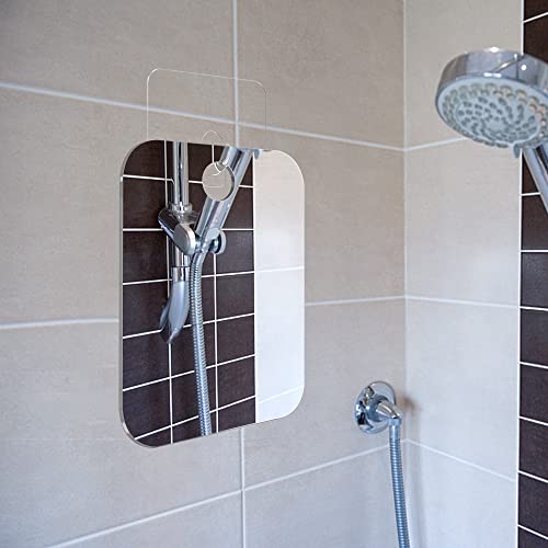 Shatterproof Shower Mirror Fogless 10.7x8 inch 2-Pack