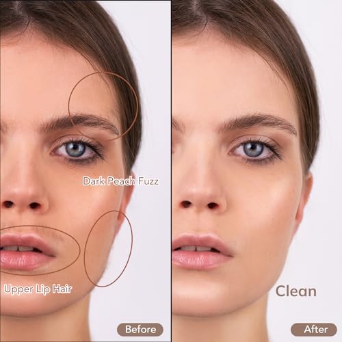 Electric Dermaplaning Tool for Face Off White - 3 Speeds LED Face Razor