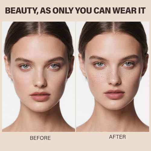 Freckle Stamp ? No Makeup Experience Needed, Easily Create Real And Natural Freckles In Seconds, Long-Lasting, Waterproof, All-Day Wear | Gentle Skin-Friendly Formula For Sensitive Skin (2# MEDIUM)