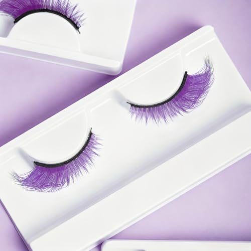 3D Faux Mink Colored False Lashes 5 Pairs 17-20mm