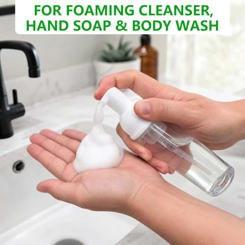 12 Pcs 2oz Foaming Soap Dispenser Bottles - Travel Size