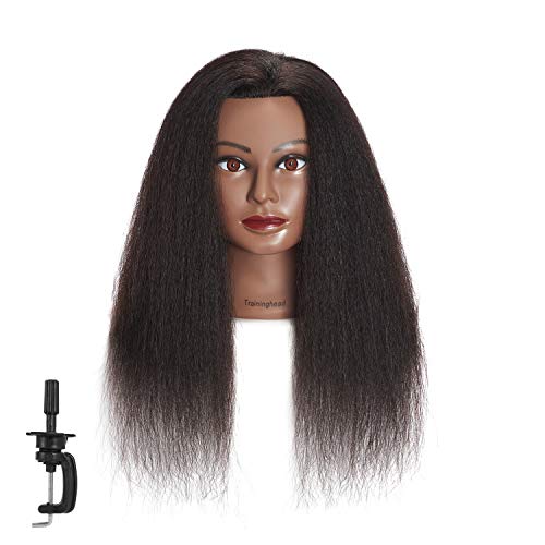 Real Hair Mannequin Head 16-18 inches | Training Head