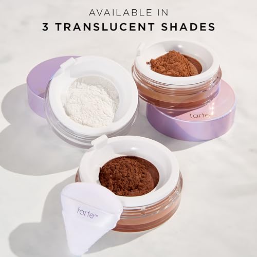 tarte creaseless setting powder ? Loose Face Powder, Lightweight Oil-Absorbing Formula for Longwear Finish, Vegan & Cruelty Free