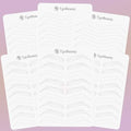 4pcs Microblading Practice Skin Pad, Double-Sided Silicone