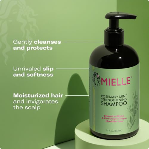 Mielle Organics Rosemary Mint Strengthening Shampoo 12oz