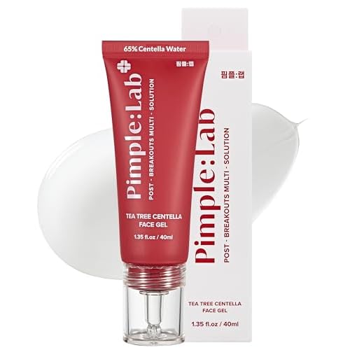 Tea Tree Centella Face Gel - Post-Breakout Soothing Spot Care for Redness & Uneven Skin Tone - Lightweight Moisturizer 40ml / 1.35 fl oz