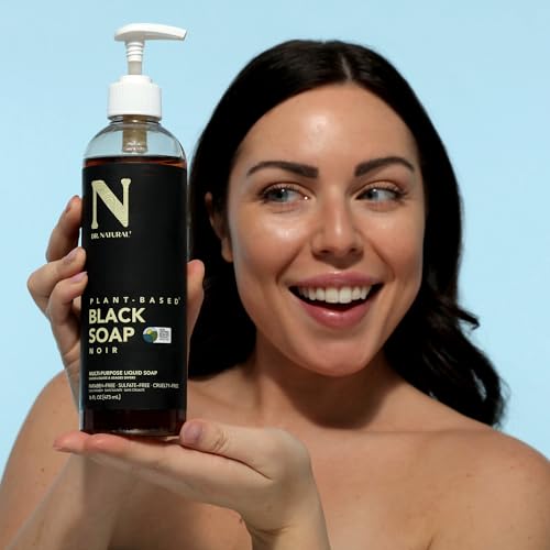 Dr. Natural Black Liquid Soap - Multi-Purpose Body Wash 16oz