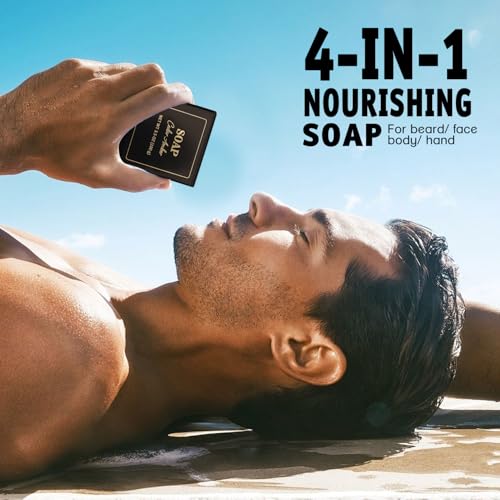 Cedar & Sandal 6-Pc Men's Grooming Gift Set with Shampoo & Body Wash