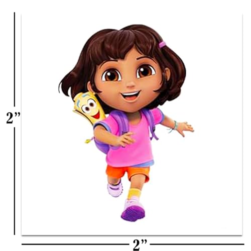 Dora the Explorer Tattoos Party Favors Bundle ~ 70+ Perforated Individual 2" x 2" Temporary Tattoos for Kids Boys Girls | Dora the Explorer Party Supplies