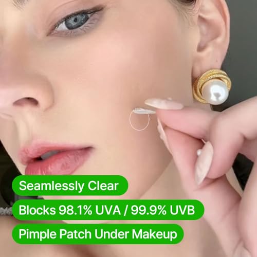 FRANZ Early Spot Pimple Patch ? Ultra-Thin, Breathable Cover for Initial Blemishes with Cica, Tea Tree & Bee Venom | Makeup-Ready Invisible Dots (72 Count)