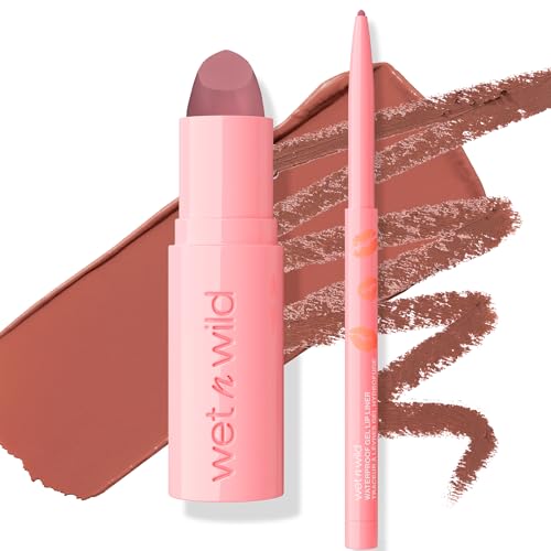 Wet n Wild Date or Dominate Lipstick & Liner Set