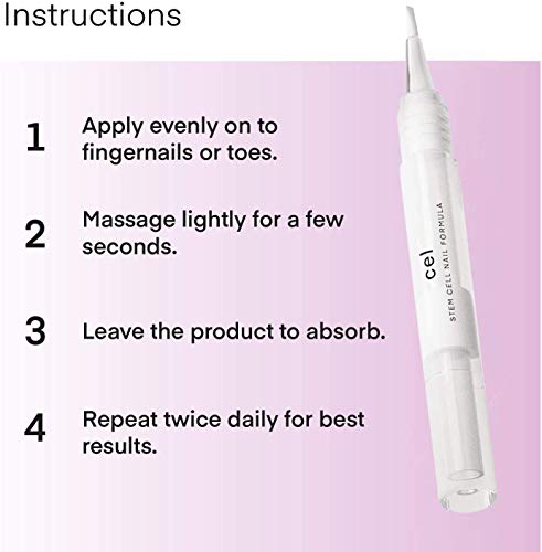 Cel Cuticle Oil Pen Nail Strengthener Repair Serum - Set of 2