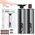 MUXUN Black Mini Rechargeable Electric Foot Callus Remover 9-Speed Pedicure Tool