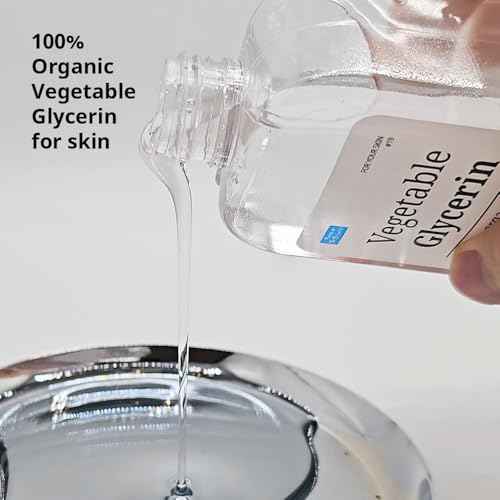 FOREST OF THE BORGES'S Vegetable Glycerin, 10 oz. (300g) organic, glycerine, moisturizer, for skin, scalp, DIY cosmetics, glycerin for skin, glicerina para la piel, organic vegetable glycerin