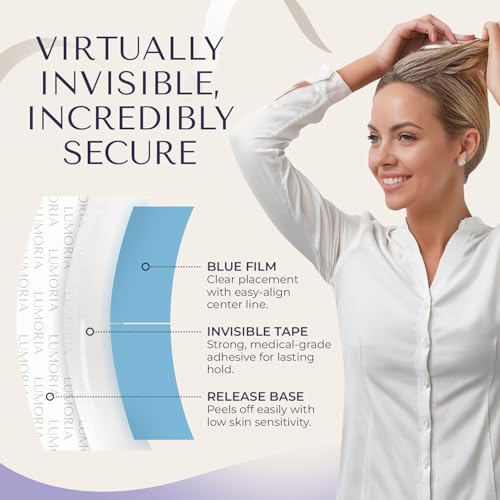 LUMORIA Lace Front Wig Tape - 48 Double Sided Strips