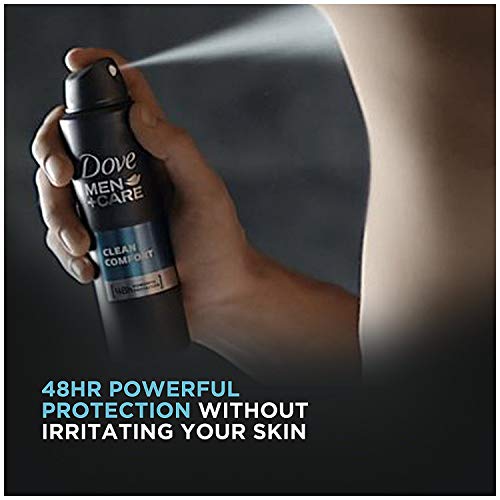 Dove Men Care Dry Spray Antiperspirant - Clean Comfort 3.8 oz (2 Pack)