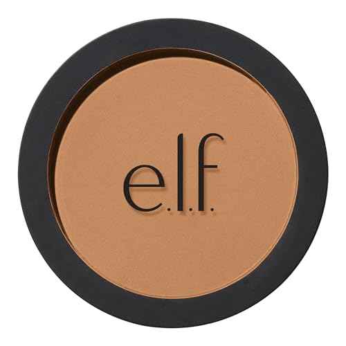 e.l.f. Primer-Infused Bronzer, Long-Lasting, Lightweight & Buildable Powder Bronzer, Delivers A Matte Finish, Vegan & Cruelty-Free, Catching Rays