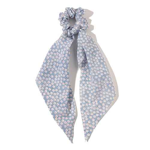 LFOUVRE Elastic Hair Scrunchies and Ribbons - Knotted Bow Hair Ties, Scarf Scrunchies Ponytail Holders for Women and Girls 3pcs