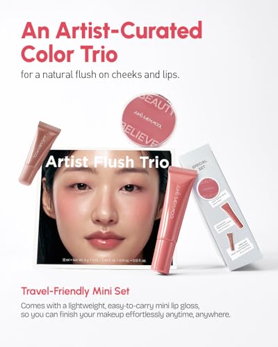 JUNG SAEM MOOL Artist Flush Trio Lip & Cheek Set