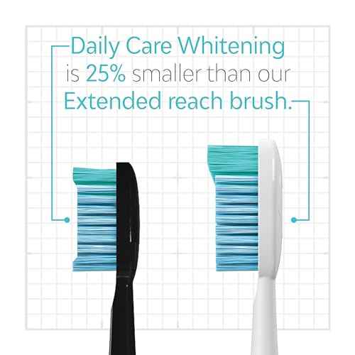 TAO Clean Daily Care Whitening Replacements Heads - Black - 2 Pack