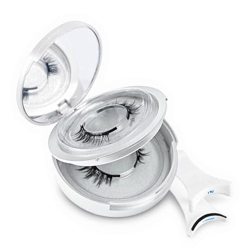 Magnetic False Eyelashes Kit with Applicator, Reusable False Eyelashes with Magnetic Eyeliner, Natural Look, Easy to Use Long-Lasting, for Everyday or Special Occasions