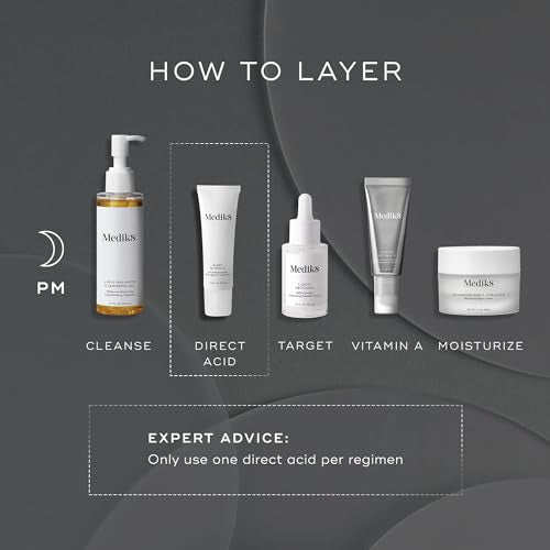 Medik8 Sleep Glycolic - Exfoliating Glycolic Acid At Home Face Peel - Night Cream for Face - Night Peel with Glycerin and Korean Clover - 1.0 oz