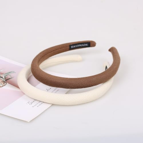 Lvyeer Thin Padded Headband for Women Soft Non Slip Cute Padded headbands for Women Hair Accessories