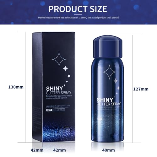 Body Glitter Spray for Hair & Body - 2.11 Oz