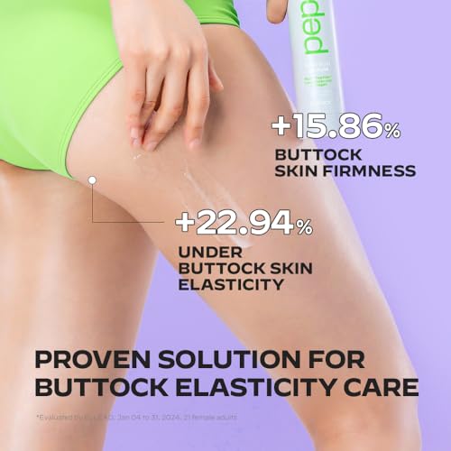 Multi Peptide Butt Firming Serum - Body Tightening Cream with Collagen, Firming Body Lotion, Peptide Serum for Body, Massage Lotion for Buttocks Lifting, Korean Skin Care 5.0 fl. Oz.