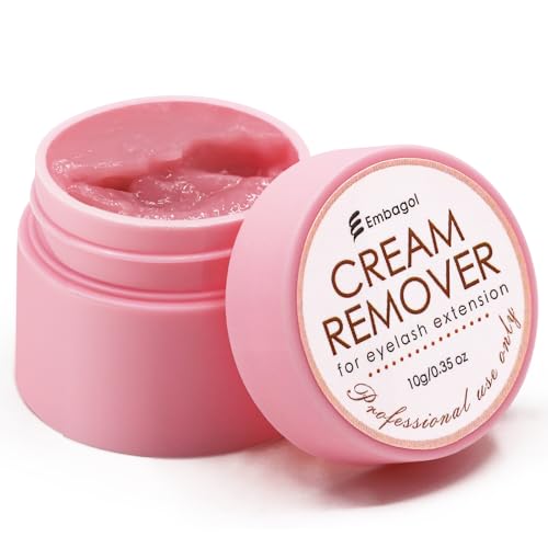 Lash Remover for Extensions 10g No Burn Cream Professional Eyelash