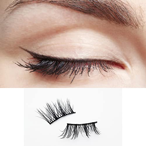 DAODER False Eyelashes Short Lashes Natural Half Lashes Cat Eye Lashes Extension Soft 3D Fake Eyelashes Bulk