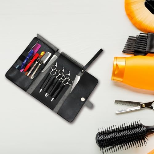 Angoily Foldable Hairdressing Tool Bag for Scissors & Styling
