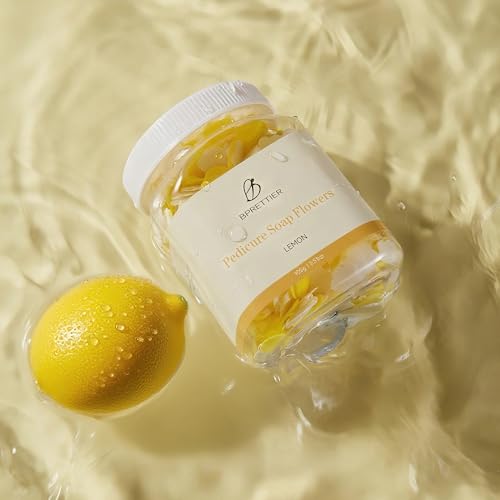 BPrettier Lemon Pedicure Soap Flower Petals Foot Soak Sheets - 100g