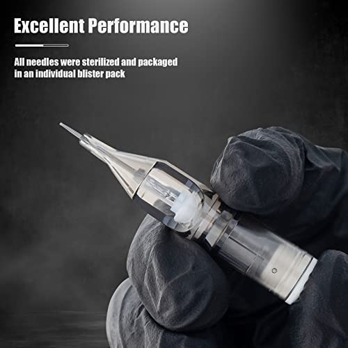 EZ Tattoo Cartridge Needles #12 5RL Round Liner 20pcs