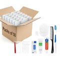 7-in-1 Travel Toiletries Kit Bulk - 50 Pack Disposable Hygiene