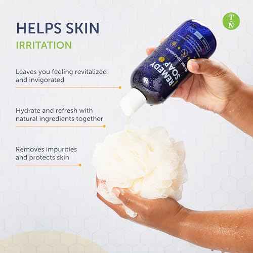 Truremedy Naturals Tea Tree Oil & Lemongrass Body Wash ? 12 oz Natural Antifungal Shower Gel for Skin Irritations ? Organic Oils, No Sulfates ? Refreshing, Moisturizing Soap for Men & Women