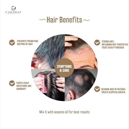 CARAWAY BAKUCHI OIL - Supercritical CO2 Extract| Pure Babchi Oil for Skin, Pigmentation, Vitiligo & Uneven skin tone| Bakuchi Seed Oil ? 50ml