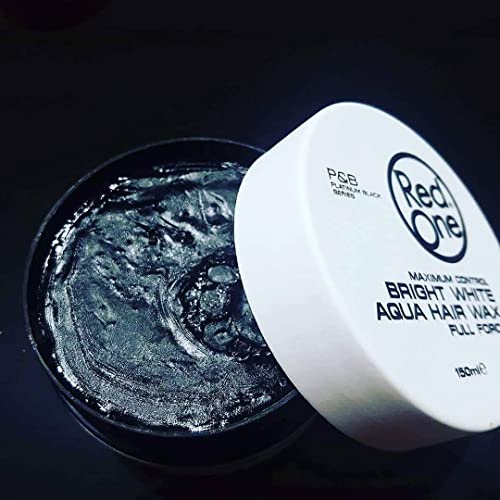 Redone Hair Styling Wax White 150ml | Extra Hold & Long Lasting Shine | Gel Wax for Men & Women | Peach Scent | Strong Hold Edge Control Wax | Non-Sticky Wet Look Finish | Professional Barber Hair Wax