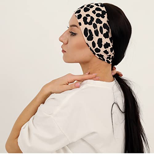 RITOPER Wide Headbands for Women - 6 Pack Yoga Workout