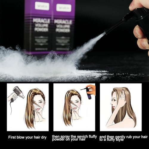 Gowwim Texture Powder - 360° Rotating Nozzle Hair Volume