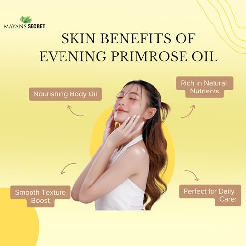 Evening Primrose Oil USDA Certified Organic/Natural/Undiluted/Unrefined/Cold Pressed Carrier Oil. Rejuvenate and moisturize The Skin and Hair