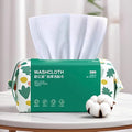 Soft Disposable Face Towel, Cotton Facial Dry Wipes 100 Count, Cotton Dry Wipes for Washing and Drying,Facial Tissue for Cleansing, Skincare, Makeup Remover Large packing (1 PACK)