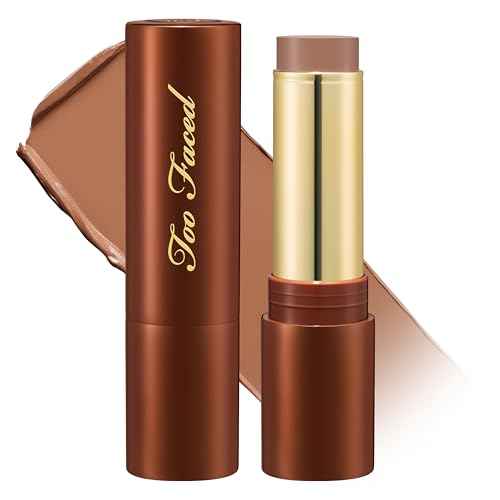 Too Faced Chocolate Soleil Melting Bronzing & Sculpting Stick | Creamy, Multi-Use, Bronzer Stick | Lightweight, Satin-Finish with Buildable Coverage, 0.28 Ounce