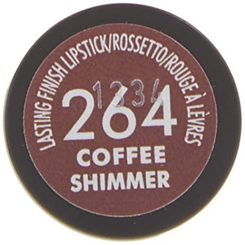 Rimmel Lasting Finish Lipstick, Coffee Shimmer 0.14 Ounce (Pack of 3)