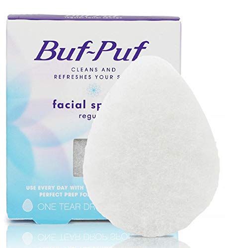 Buf-Puf Regular Facial Sponge - Exfoliating Deep Cleanse